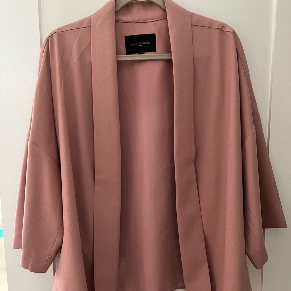 Banana Republic Dusty Rose Kimono Jacket